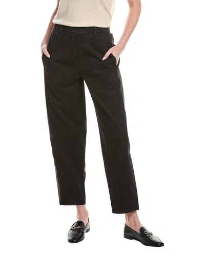 Eileen Fisher Ankle Lantern Pant In Black