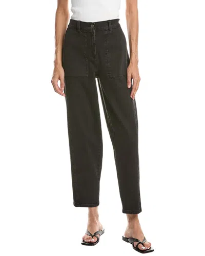 Eileen Fisher Ankle Lantern Pant In Animal Print