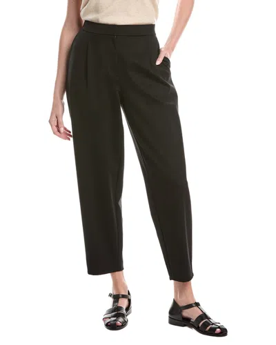 Eileen Fisher Ankle Lantern Trouser In Black