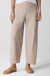 Shop Eileen Fisher Ankle Length Knit Lantern Pants In Wheat