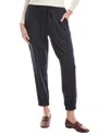 Eileen Fisher Ankle Track Pant In Black