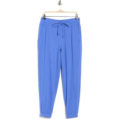 Eileen Fisher Ankle Track Pants In Blue