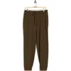 Eileen Fisher Ankle Track Pants In Brown