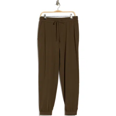 Eileen Fisher Ankle Track Pants In Brown