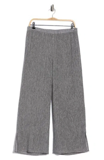 Eileen Fisher Ankle Wide Leg Pants In Gray