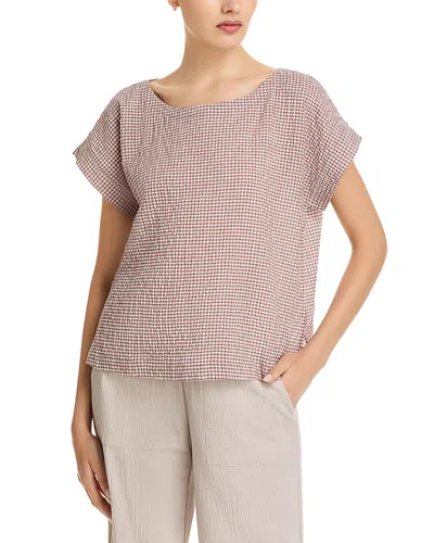 EILEEN FISHER BALLET NECK SQUARE TOP