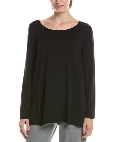 Eileen Fisher Ballet Neck Tunic In Black