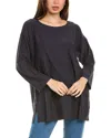 Eileen Fisher Ballet Neck Tunic In Blue