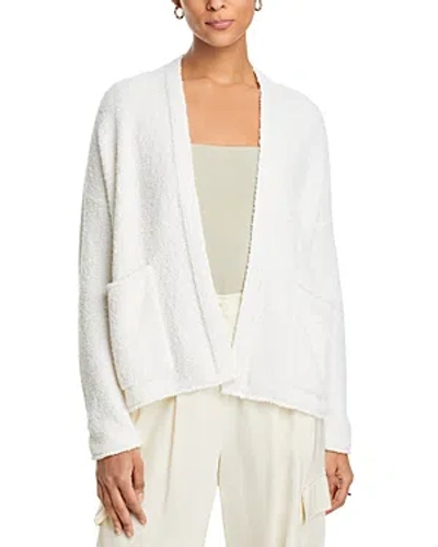 Eileen Fisher Basic Open Front Cardigan In White