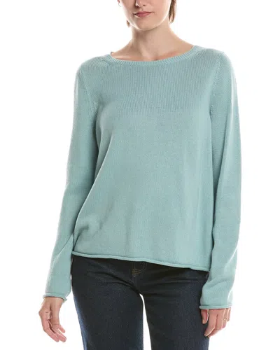 Eileen Fisher Bateau Neck Sweater In Multi