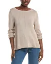 Eileen Fisher Bateau Neck Sweater In Gray