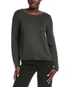 Eileen Fisher Bateau Neck Sweater In Multi