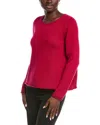 Eileen Fisher Bateau Neck Sweater In Red