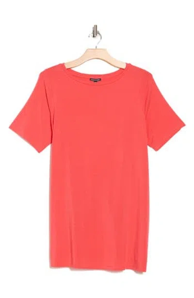 Eileen Fisher Bateau Neck Tunic In Watermelon