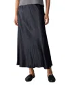 Eileen Fisher Bias Cut Maxi Skirt In Black