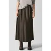 Eileen Fisher Bias Cut Stretch Silk Charmeuse Maxi Skirt In Wren