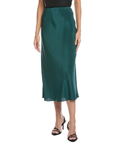 Eileen Fisher Bias Maxi Skirt In Green