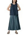 Eileen Fisher Bias Skirt In Eucalyptus
