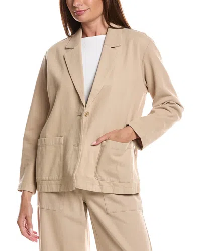 Eileen Fisher Blazer In Brown