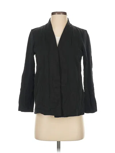 Pre-owned Eileen Fisher Blazer Jacket In Black