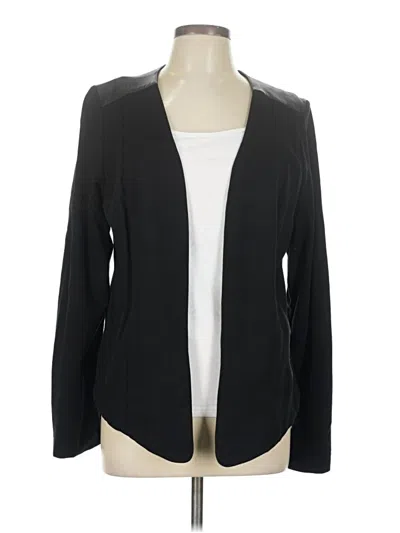Pre-owned Eileen Fisher Blazer Jacket In Black