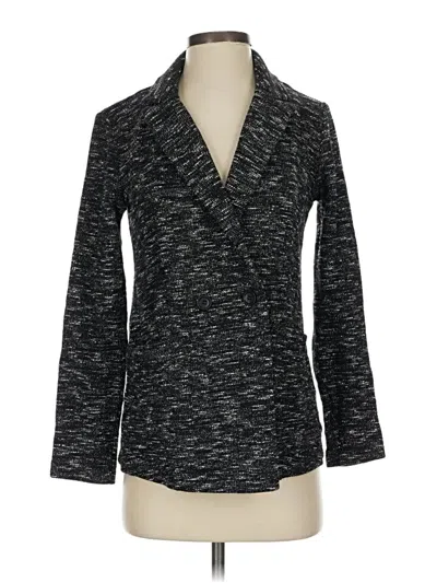 Pre-owned Eileen Fisher Blazer Jacket In Black