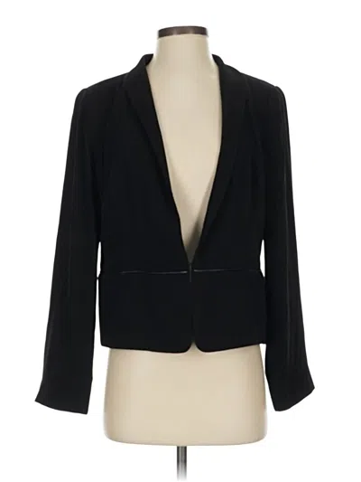 Pre-owned Eileen Fisher Blazer Jacket In Black