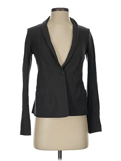 Pre-owned Eileen Fisher Blazer Jacket In Black