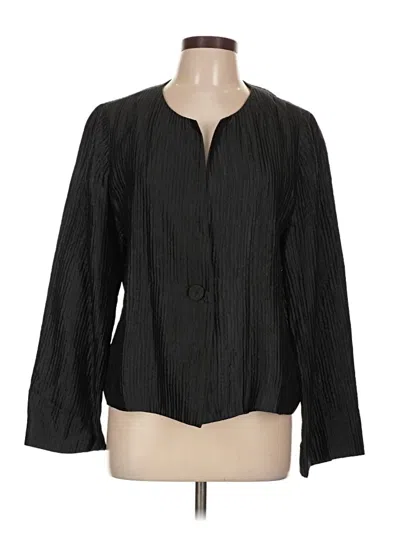 Pre-owned Eileen Fisher Blazer Jacket In Black