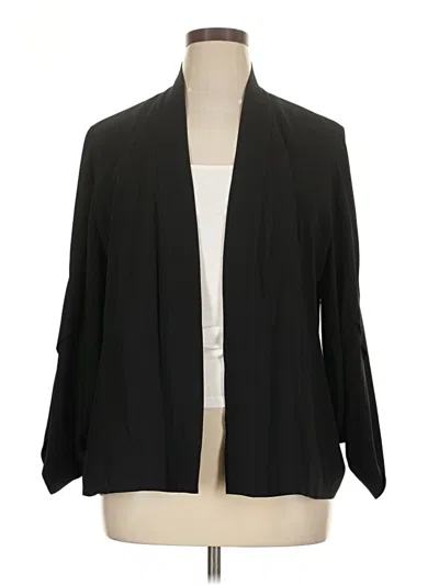 Pre-owned Eileen Fisher Blazer Jacket In Black