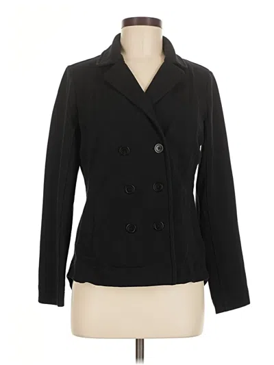 Pre-owned Eileen Fisher Blazer Jacket In Black