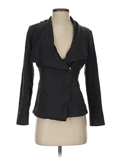 Pre-owned Eileen Fisher Blazer Jacket In Black