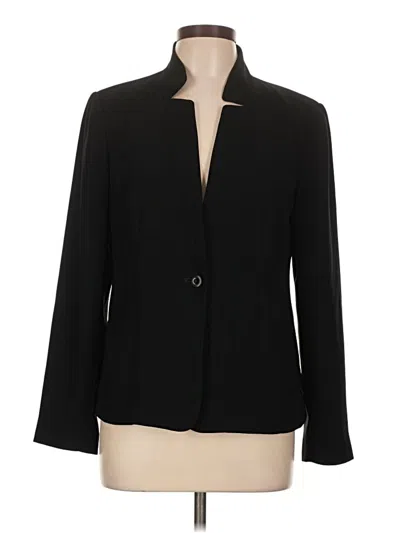 Pre-owned Eileen Fisher Blazer Jacket In Black