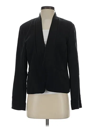Pre-owned Eileen Fisher Blazer Jacket In Black