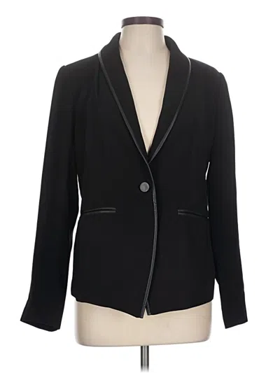 Pre-owned Eileen Fisher Blazer Jacket In Black