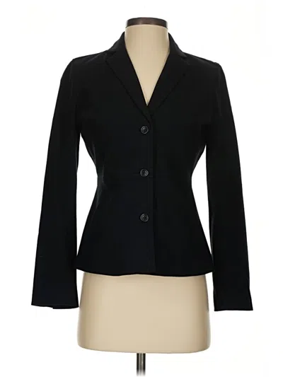 Pre-owned Eileen Fisher Blazer Jacket In Black