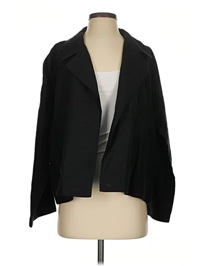 Pre-owned Eileen Fisher Blazer Jacket In Black