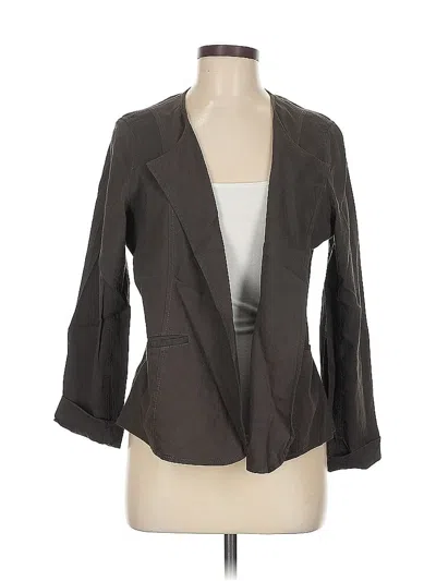 Pre-owned Eileen Fisher Blazer Jacket In Brown