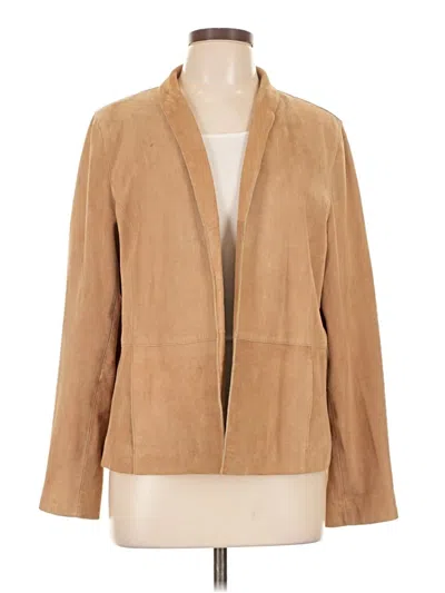 Pre-owned Eileen Fisher Blazer Jacket In Brown