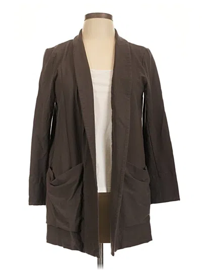 Pre-owned Eileen Fisher Blazer Jacket In Brown