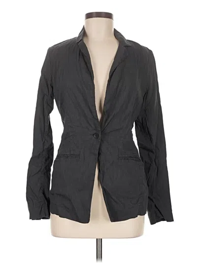 Pre-owned Eileen Fisher Blazer Jacket In Gray