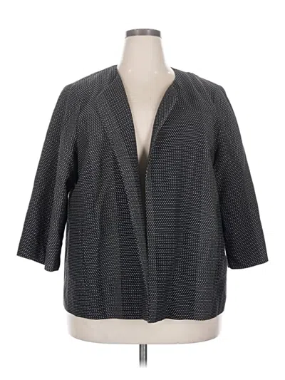 Pre-owned Eileen Fisher Blazer Jacket In Gray