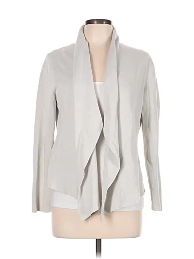 Pre-owned Eileen Fisher Blazer Jacket In Gray
