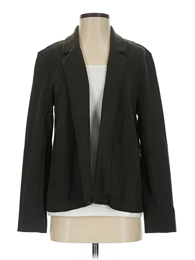 Pre-owned Eileen Fisher Blazer Jacket In Green