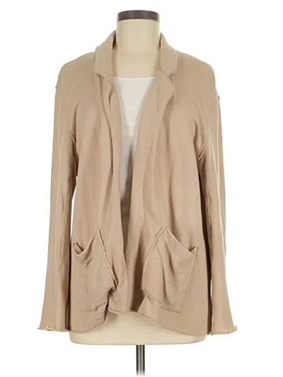 Pre-owned Eileen Fisher Blazer Jacket In Tan