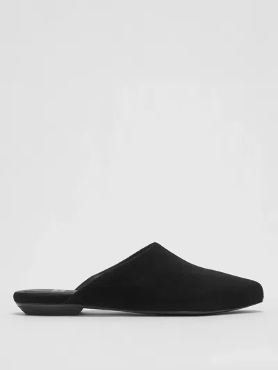 Eileen Fisher Blog Suede Mule In Black