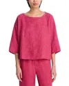 Eileen Fisher Boat Neck Tunic In Geran