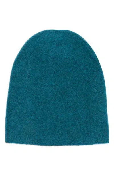 Eileen Fisher Bouclé Cashmere Blend Beanie In Blue
