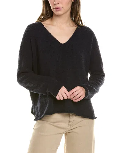 Eileen Fisher Boucle Cashmere-blend Sweater In White