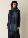 Eileen Fisher Boucle Cloud Scarf In Green